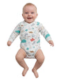 Image for Kids Boy's Printed Bodysuit,White