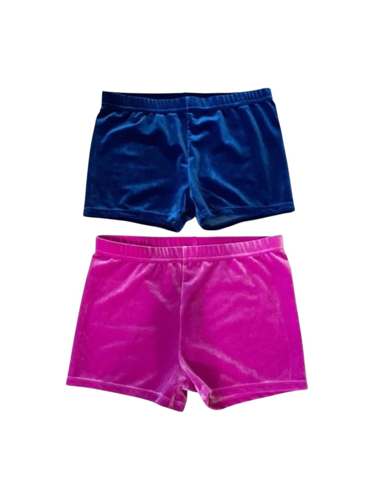 Image for Kids Girl's Plain Velour Short Set 2Pieces,Pink/Navy