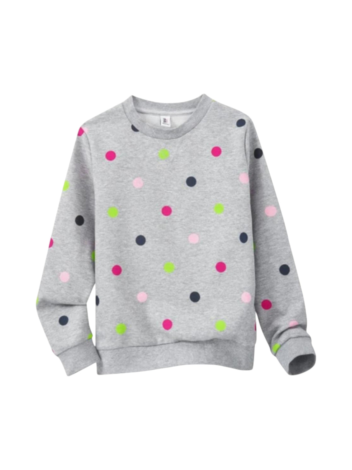 Image for Kids Girl's Dotted Sweaters,Grey