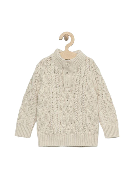 Image for Kids Boy's Knitted Sweaters,Cream