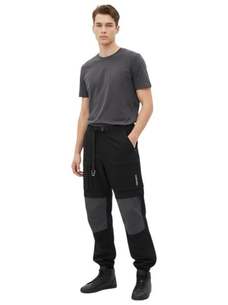 Image for Men's Plain Hiking Waterproof Pant,Black