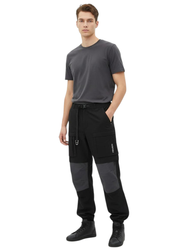 Image for Men's Plain Hiking Waterproof Pant,Black
