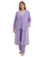 Image for Women's Faux Fur Sleepwear Set,Purple