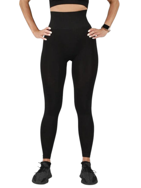 Image for Women's Ribbed Legging,Black