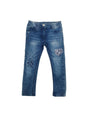 Image for Kids Girl's Embroidered Jeans,Blue