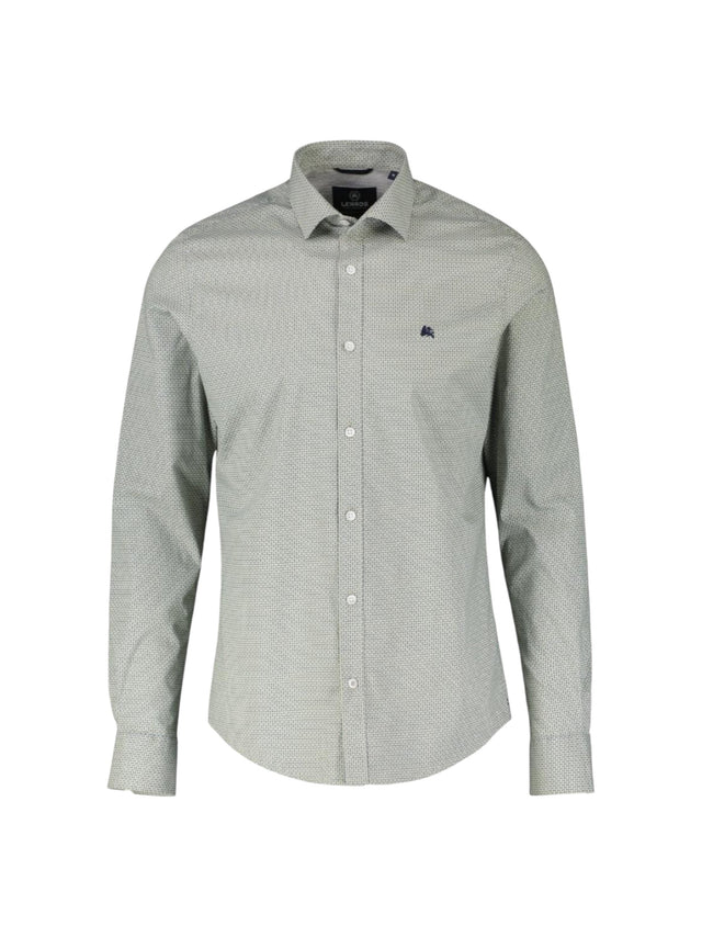 Image for Men's Dotted Dress Shirt,Light Green