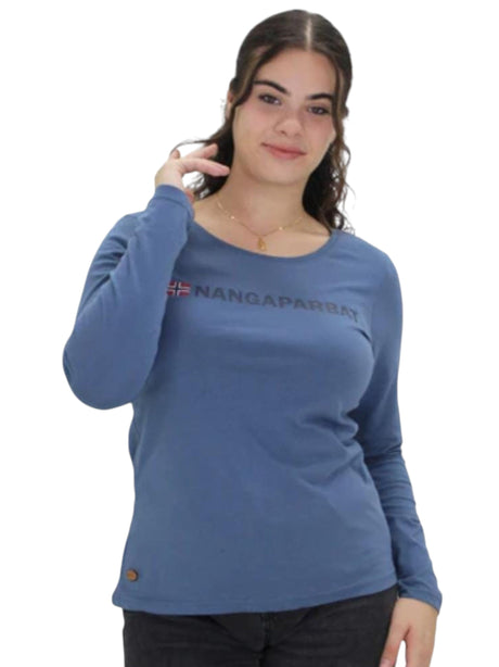 Image for Women's Printed Top,Blue