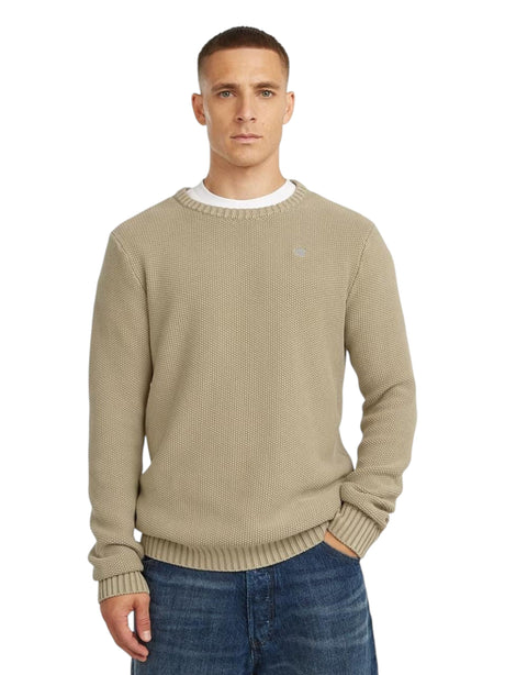 Image for Men's Textured Sweates,Light Beige