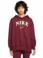 Image for Women's Brand Logo printed Hoodie,Burgundy