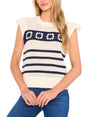 Image for Women's Open Knitted Sweaters,Off White