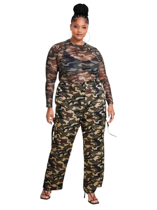 Image for Women's Printed Pant,Olive