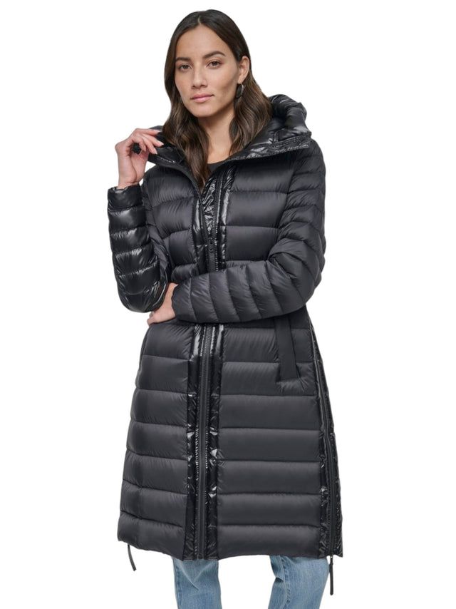 Image for Women's Quilted Jacket,Black