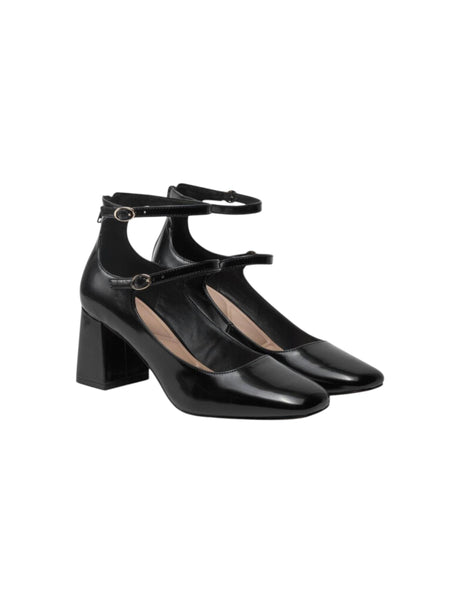 Image for Women's Plain High Shoes,Shiny Black