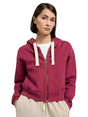 Image for Women's Plain Hoodie,Dusty Burgundy