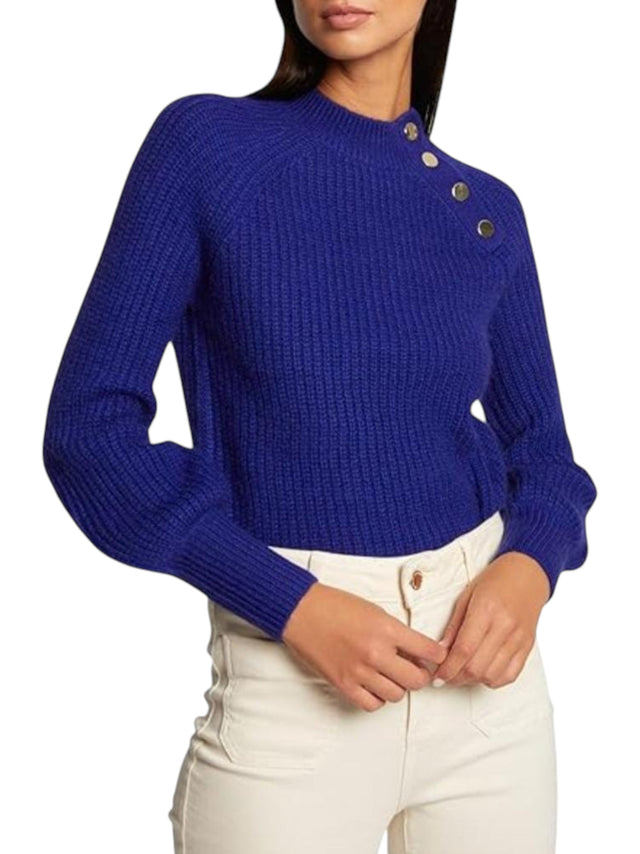 Image for Women's Knitted Sweaters,Indigo