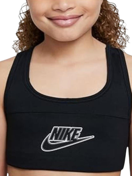 Image for Kids Girl's Logo Printed Sport Crop Top,Black