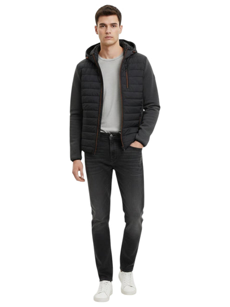 Image for Men's Quilted Jacket,Grey
