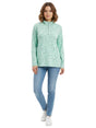 Image for Women's Floral Printed Sweaters,Light Green