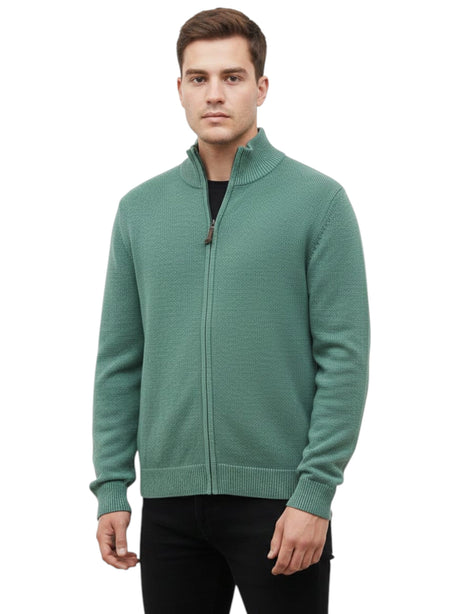 Image for Men's Knitted Sweaters,Light Green