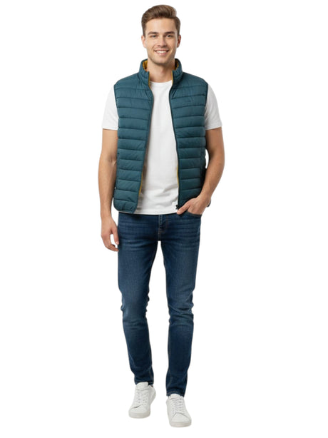 Image for Men's Quilted Vest,Light Navy