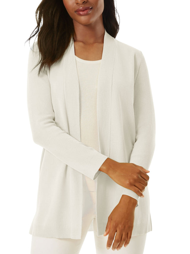 Image for Women's Knitted Top Cardigan,Off White