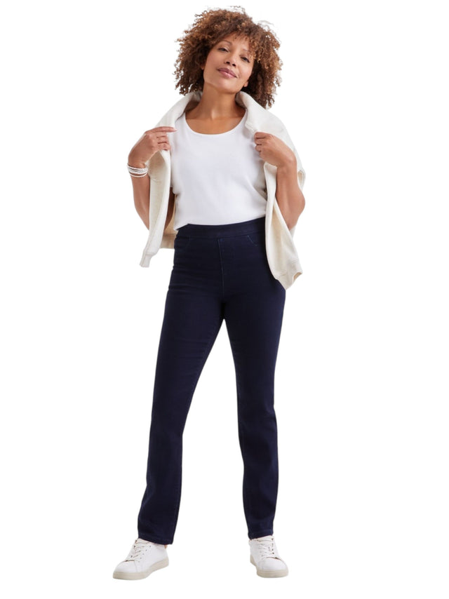 Image for Women's Plain Jeans,Navy