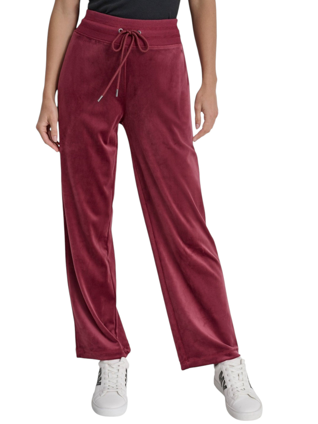 Image for Women's Plain Velour Pant,Mauve