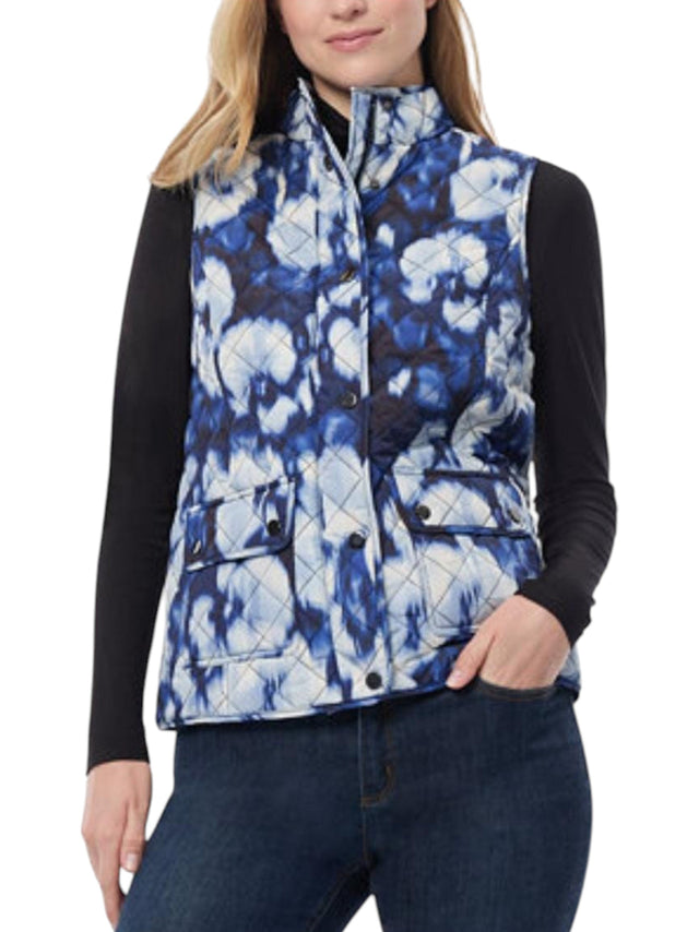 Image for Women's Quilted Vest,Blue