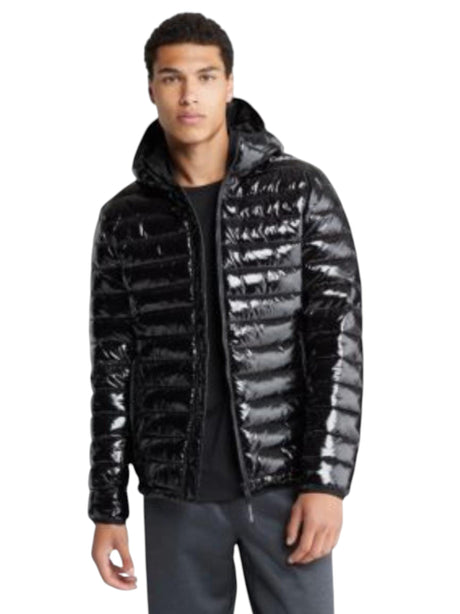 Image for Men's Quilted Jacket,Black