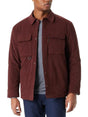 Image for Men's Ribbed Jacket,Burgundy