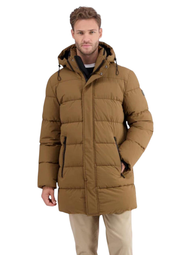 Image for Men's Quilted Jacket,Light Brown