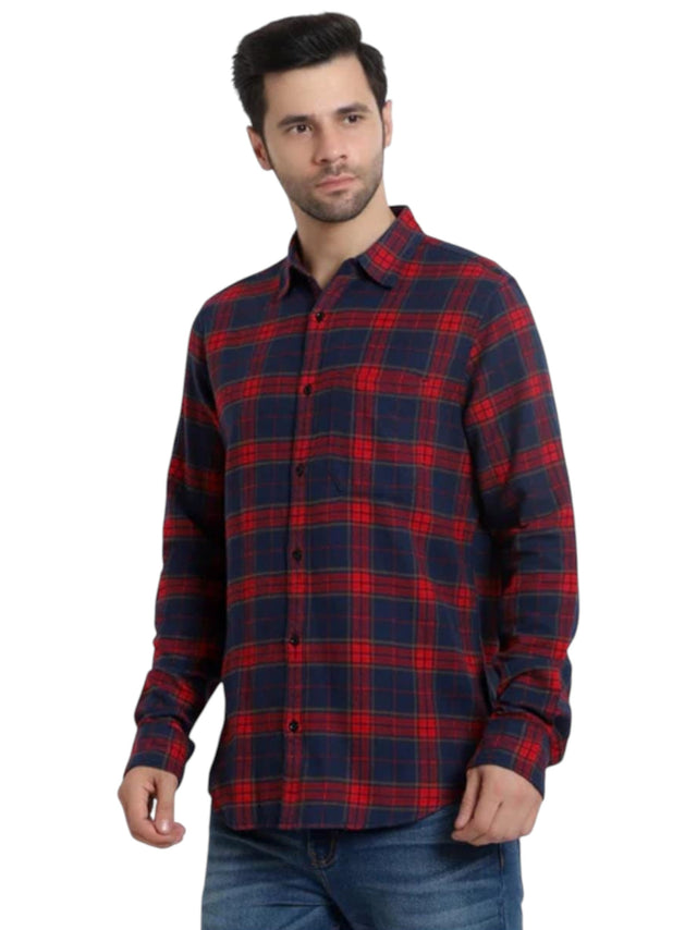 Image for Men's Plaid Dress Shirt,Multi