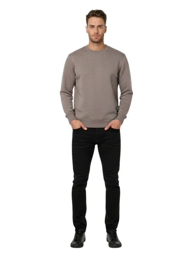 Image for Men's Plain Sweaters,Beige