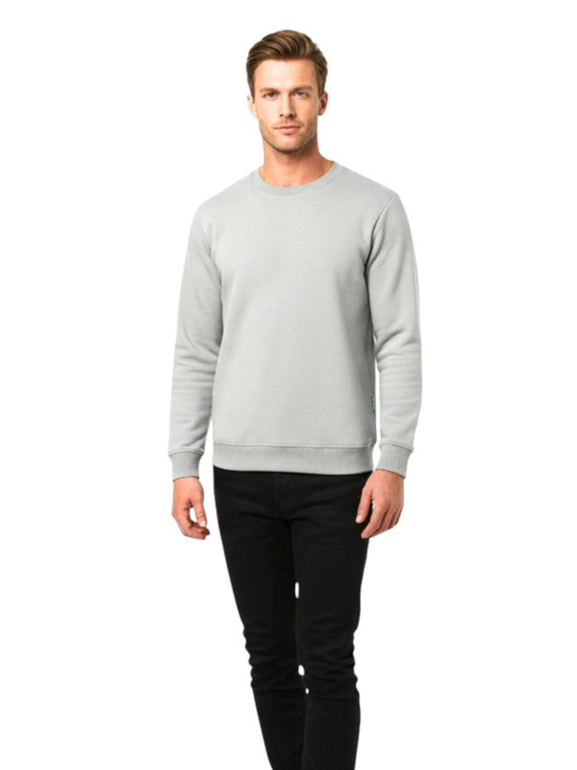 Image for Men's Plain Sweaters,Stone