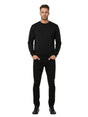 Image for Men's Plain Sweaters,Black