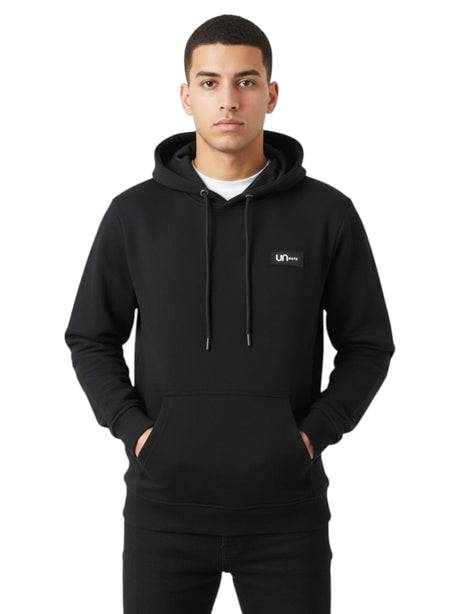 Image for Men's Plain Hoodie,Black