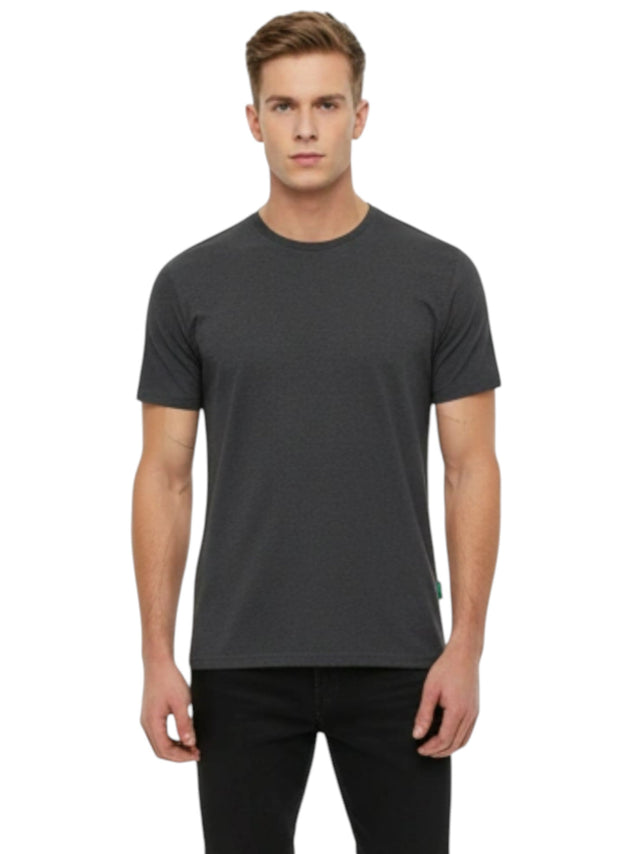 Image for Men's Plain Top,Dark Grey