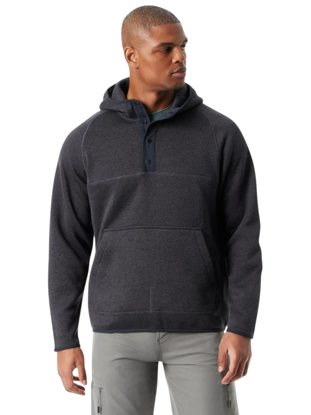 Image for Men's Ribbed Hoodie,Dark Grey