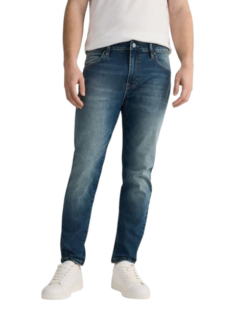 Image for Men's Washed Jeans,Blue