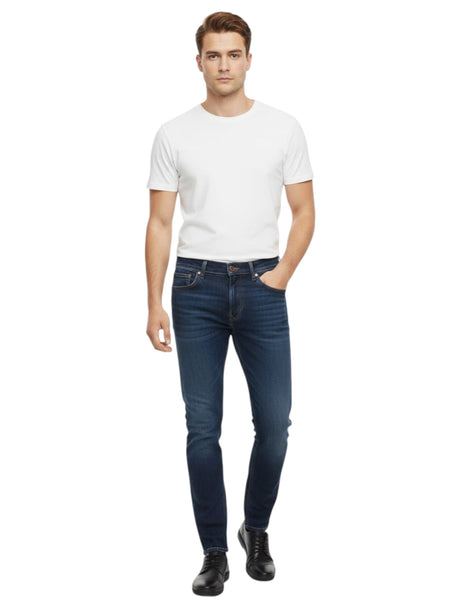 Image for Men's Plain Jeans,Navy