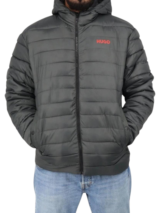 Image for Men's Quilted Jacket,Black