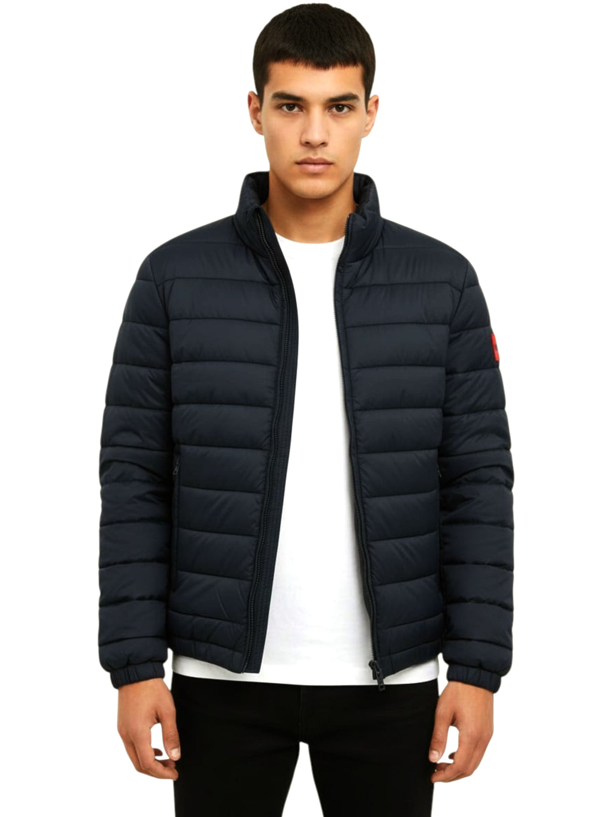 Image for Men's Quilted Jacket,Black
