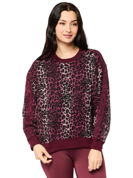 Image for Women's Leopard Printed Sweaters,Mauve