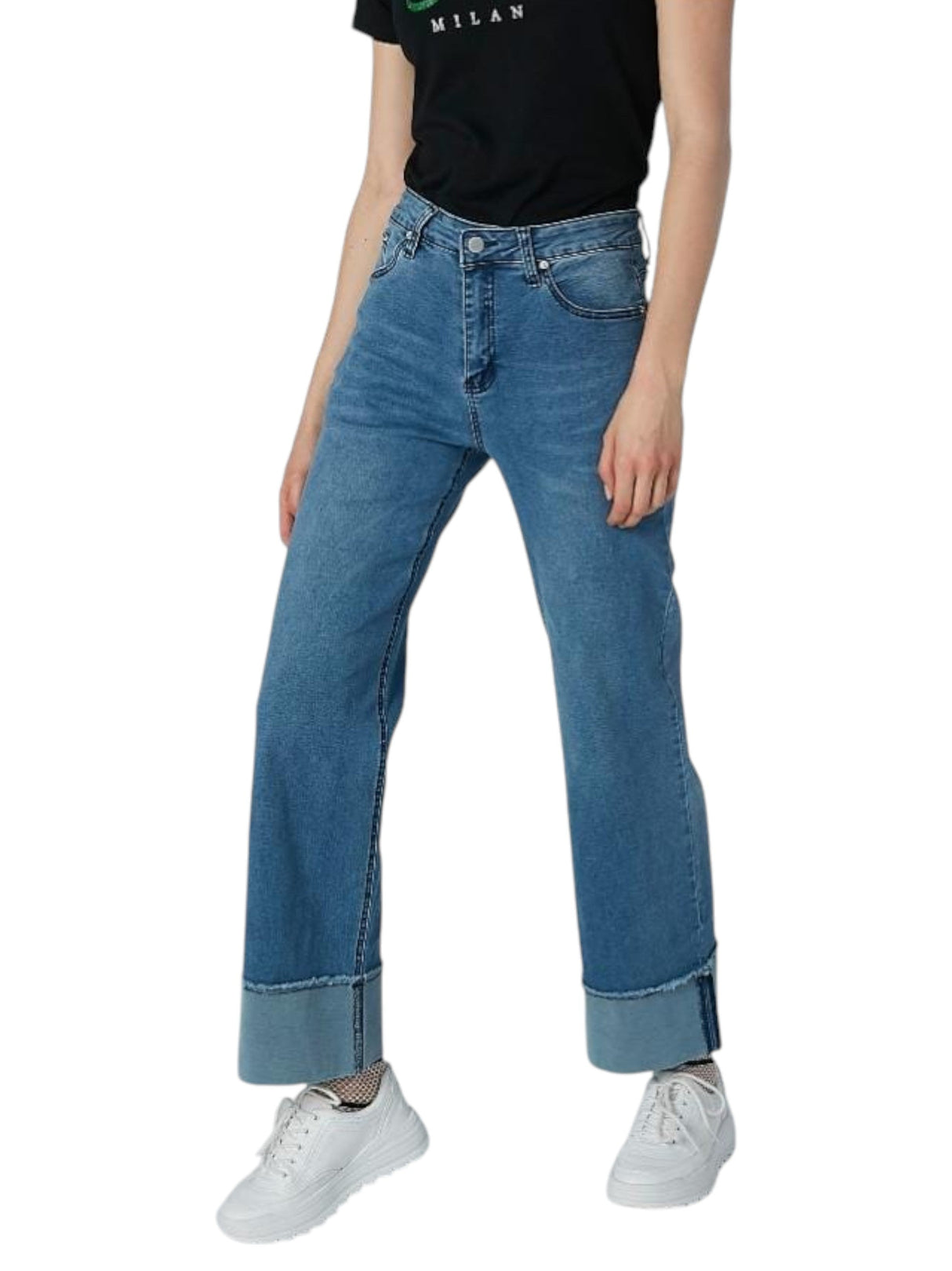 Image for Women's Plain Jeans,Blue