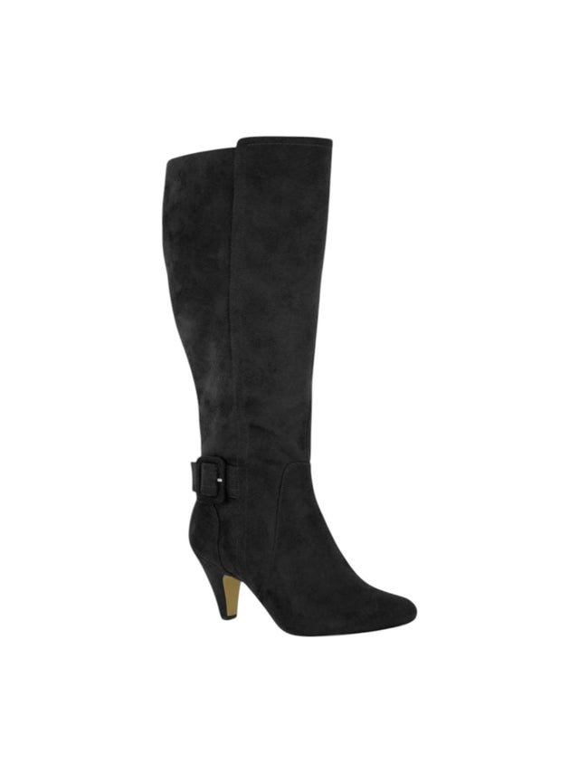 Image for Women's Plain Knee High Boots,Black