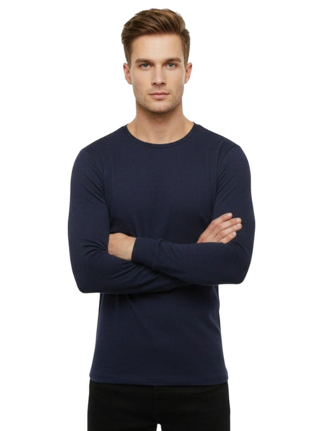 Image for Men's Plain Top,Navy Blue