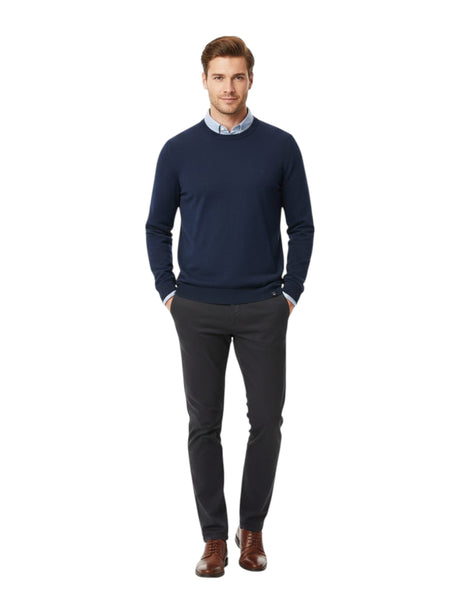 Image for Men's Knitted Sweaters,Navy