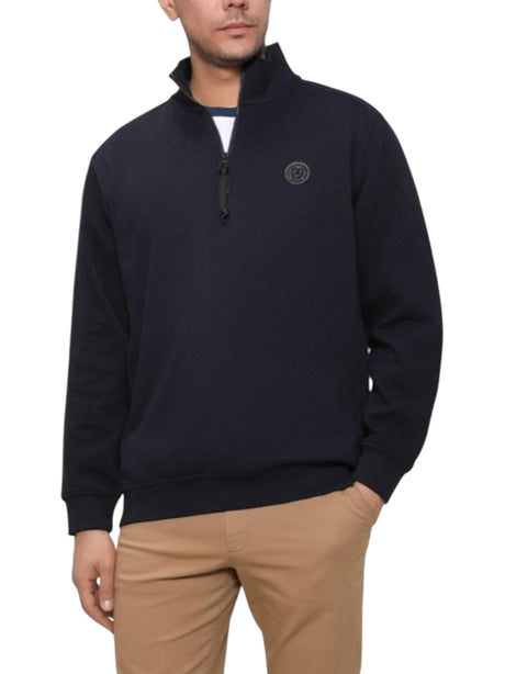 Image for Men's Plain Sweaters,Navy