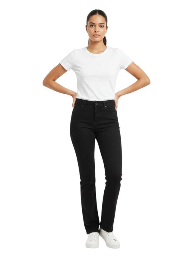 Image for Women's Plain Jeans,Black