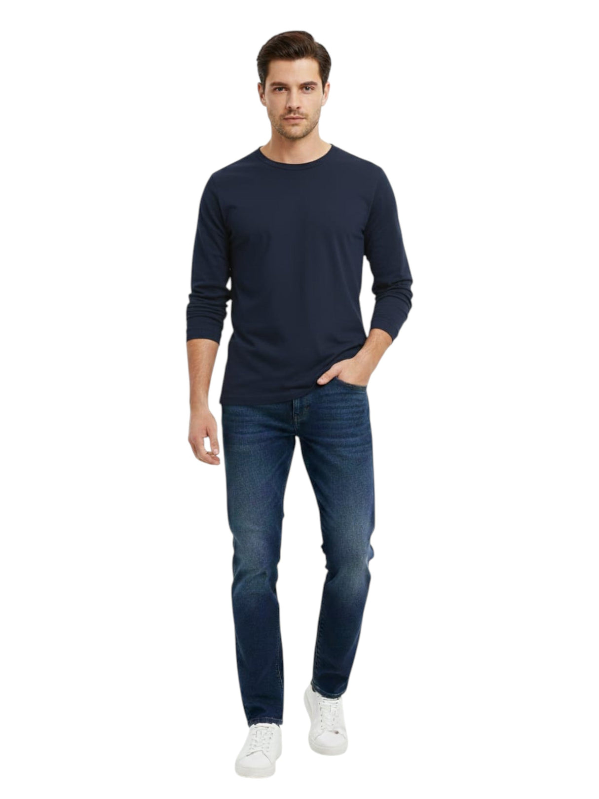 Image for Men's Plain Top,Navy